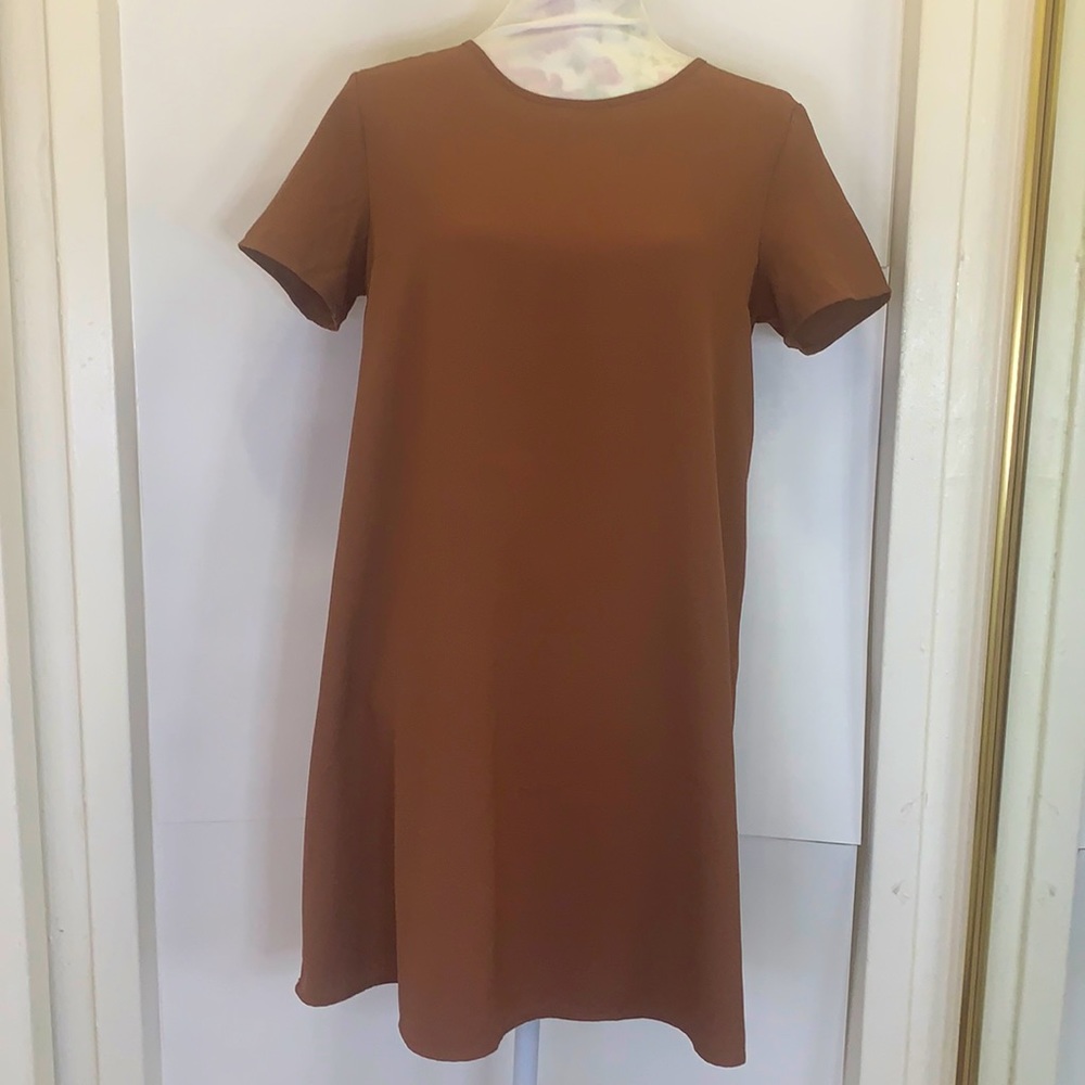 Cute burnt/orange tunic blouse 💕